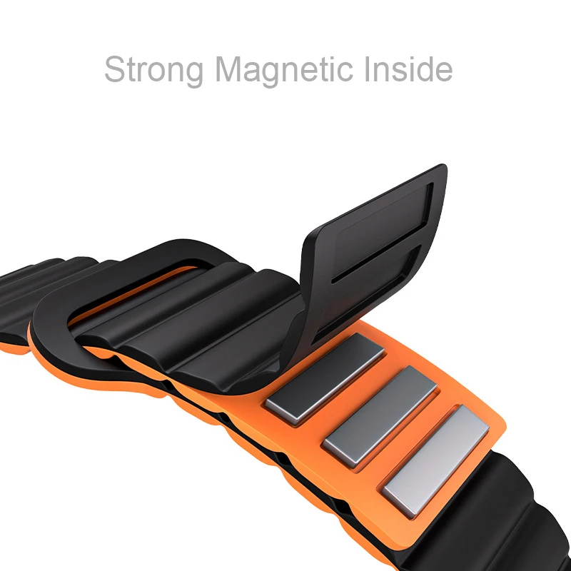 20mm Magnetic Silicone Band For Xiaomi Huami Amazfit Bip 3 S U Lite Pro Soft Watch Strap Loop For GTS 4 3 2 2e Mini GTR 42mm