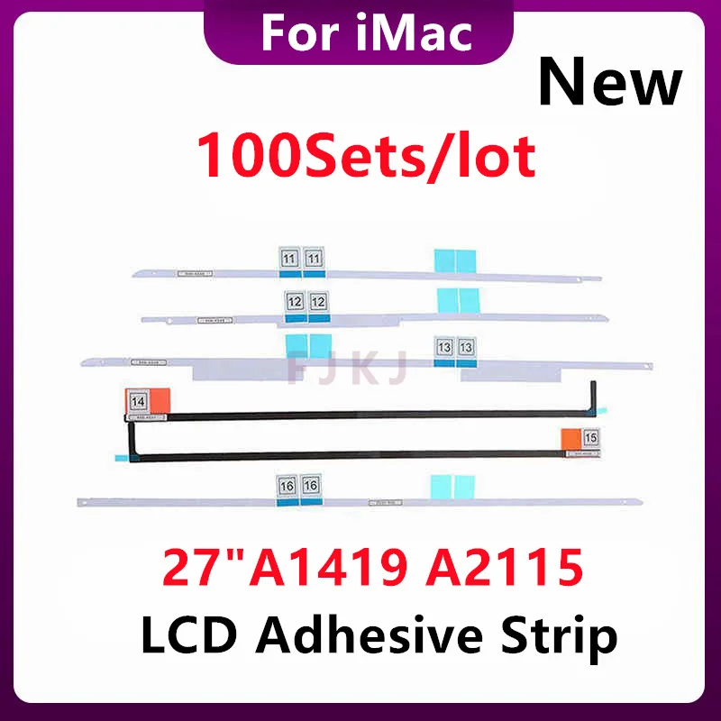 

100Sets/lot New A1419 A2115 LCD Display Tape Adhesive Repair kit for iMac 27" Adhesive Strip Glue Foam Sticker 2012-2020 Years