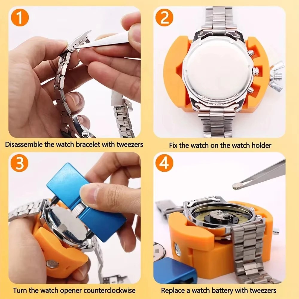 3 in 1 Watch Back Remover Tool - Luxury Watch Cleaning Kit ulasan dan harga