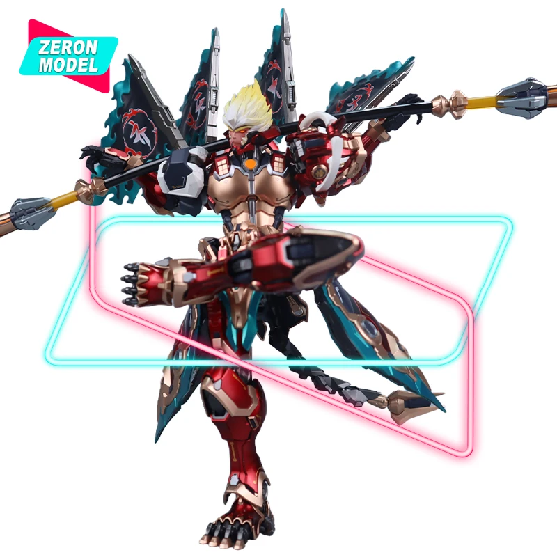 【متوفر】 MOSHOWTOY X Sun Wukong QI TIAN DA SHENG 1/100 كبير حكيم يساوي السماء أطقم منمذجة لعبة شخصيات الحركة #2