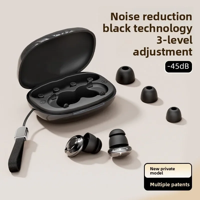 Lightweight Breathable Upgraded Three-in-One Noise Reduction Earplugs Sound Isolation Sleep Aid Private Model Earplug