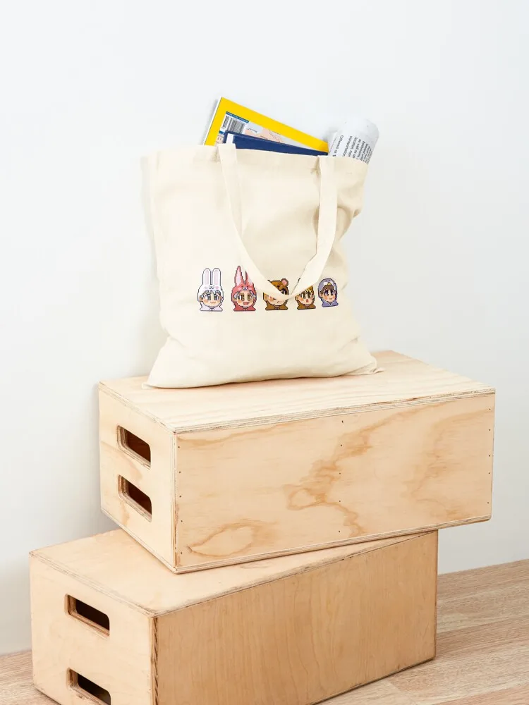 TXT BLUE HOUR CHARACTERS Tote Bag supermarket folding bag shoping bag tote Large bags for women