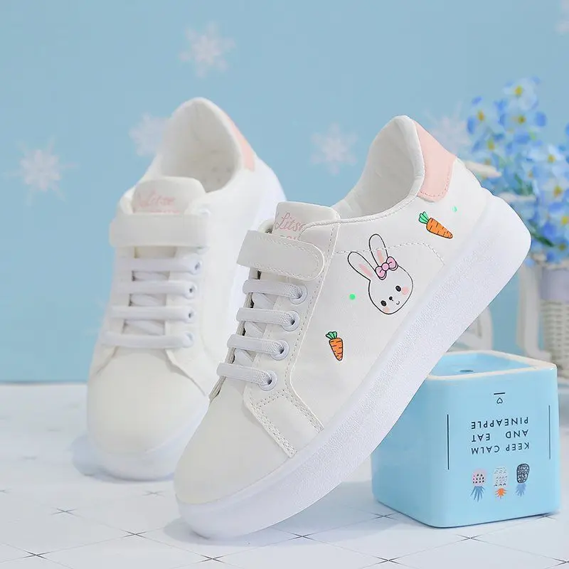 SHANPA Vitality Skateboard-Schuhe, vielseitige flache Unterseite, verschleißfeste Damen-Freizeitschuhe, Kawaii, bequeme Freizeit-Sneaker