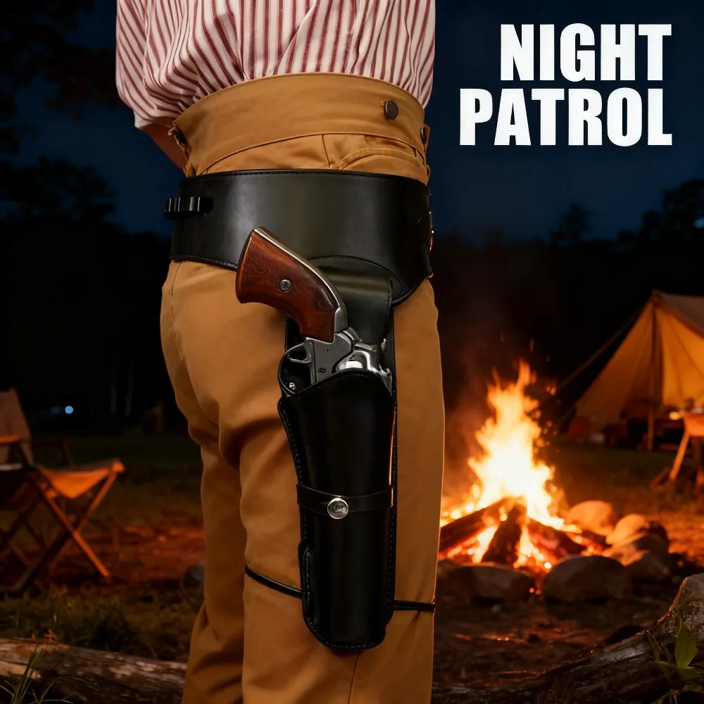 

Medieval Viking Leather Case Retro Role Playing Belt with Prop Suitable for Halloween LARP and Theme Parties