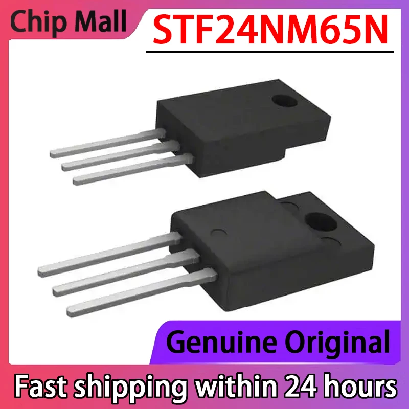 5PCS F24NM65N STF24NM65N STP24NM65N Brand New MOS Field-effect Transistor 24A 650V