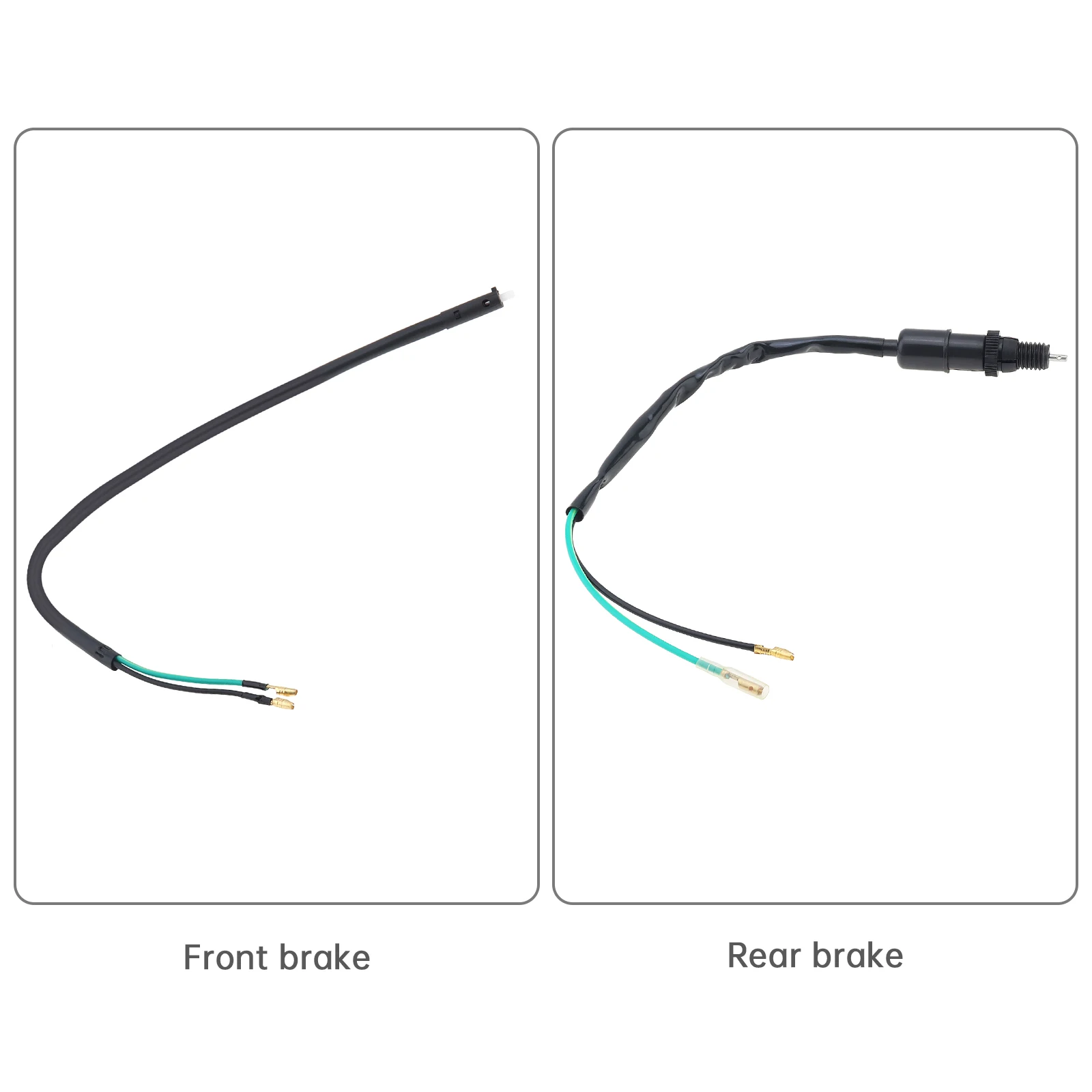 1 Piece 2-Wire Front Rear Brake Stop Light Switch Cable Wire for Most Motorcycle Scooter Moped ATV QUAD Dirt Bike E-Bike Go Kart