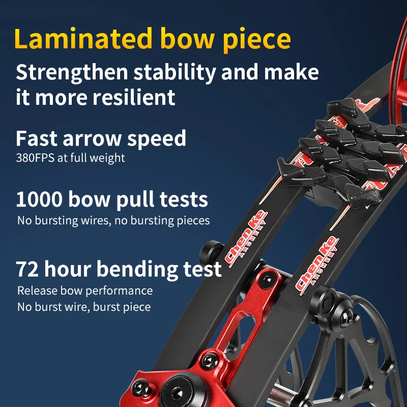 STARCN Компактный ATA для стрельбы из лука, вес 17,5 дюйма, 45–70 фунтов, стрелы для отдыха, рыбалки, охоты и стальные шарики, блочный лук двойного назначения