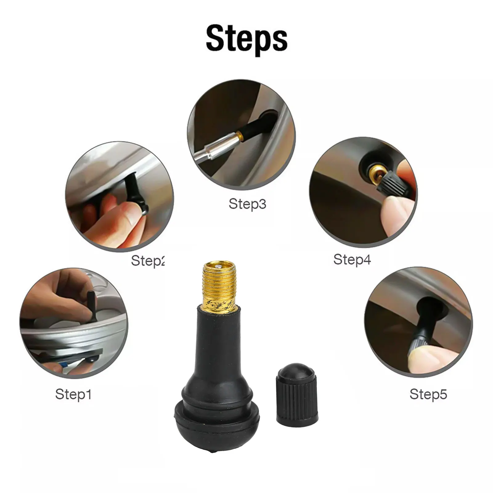 

Ежедневное использование Легкая замена Черный шинный клапан Герметичная конструкция Долговечное использование Подходит для нескольких транспортных средств