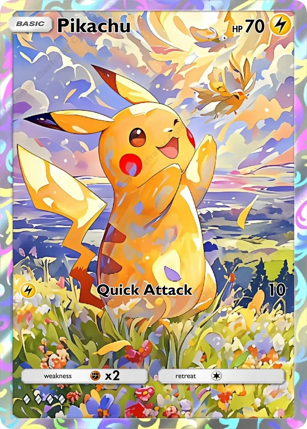 5Pcs PTCG Cards Charizard Greninja Mewtwo Gardevoir PTCG Game Cards Shining Creativity Rare Holographic PTCG Cards Gift