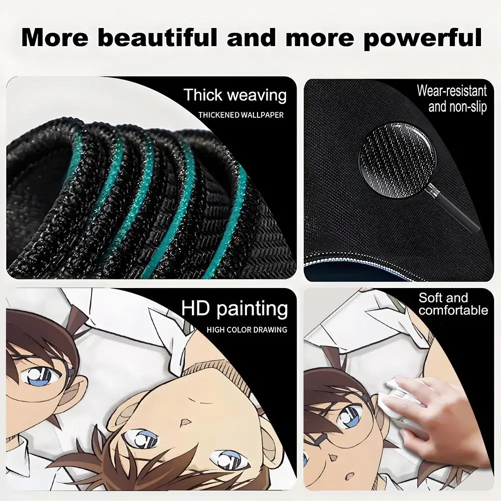 Urocza podkładka pod mysz z motywem anime Detektywa Conana XS Mała podkładka dla graczy PC Dekoracja biurka Mata pod mysz Biurowa podkładka dywanik