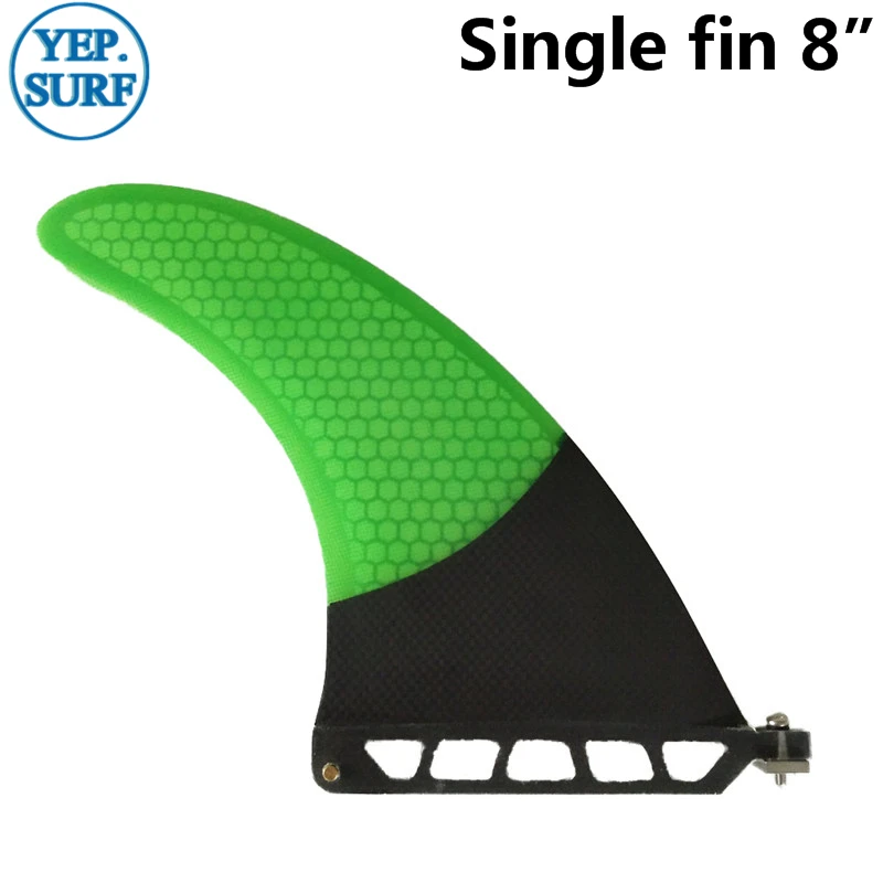 

Sup Board Yep.Surf Central Fin 8 inch Longboard 4 Colors Fiberglass Sup Fin Honeycomb Single Fin 8 Length Paddleboard