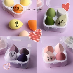 IMAGIC 4-Pcs Makeup Sponge Professional Puff For Foundation&Powder Women Make Up Accessories gąbeczka do makijażu magiczna gąbka