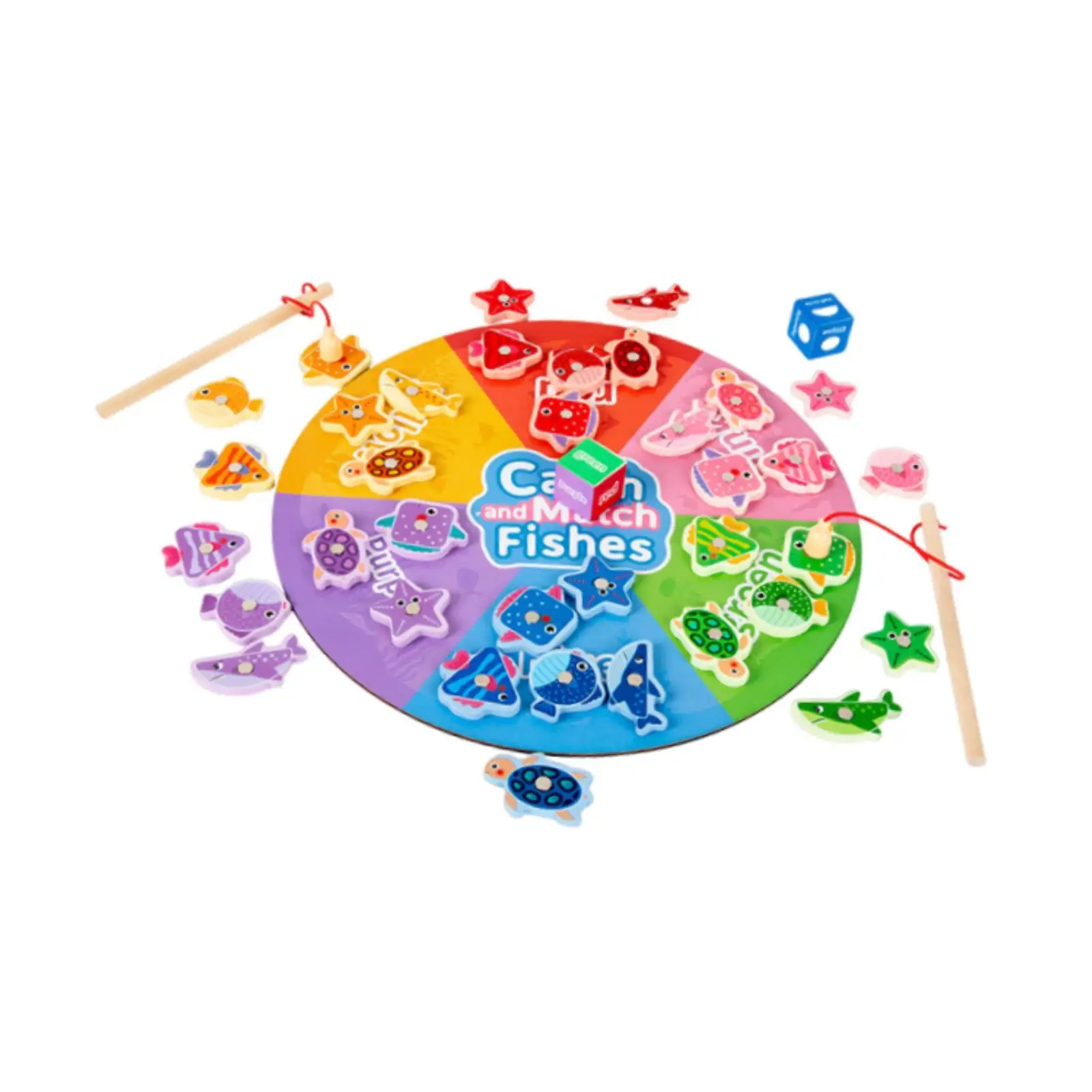 

Магнитная деревянная рыбалка, игрушка для познания для детей 3, 4, 5 лет