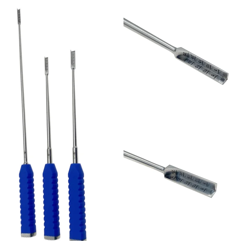 Spine Chisel Aluminum Bone handle Knife Acetabular Knee Right Angle Osteotomy Orthopedic Instrument