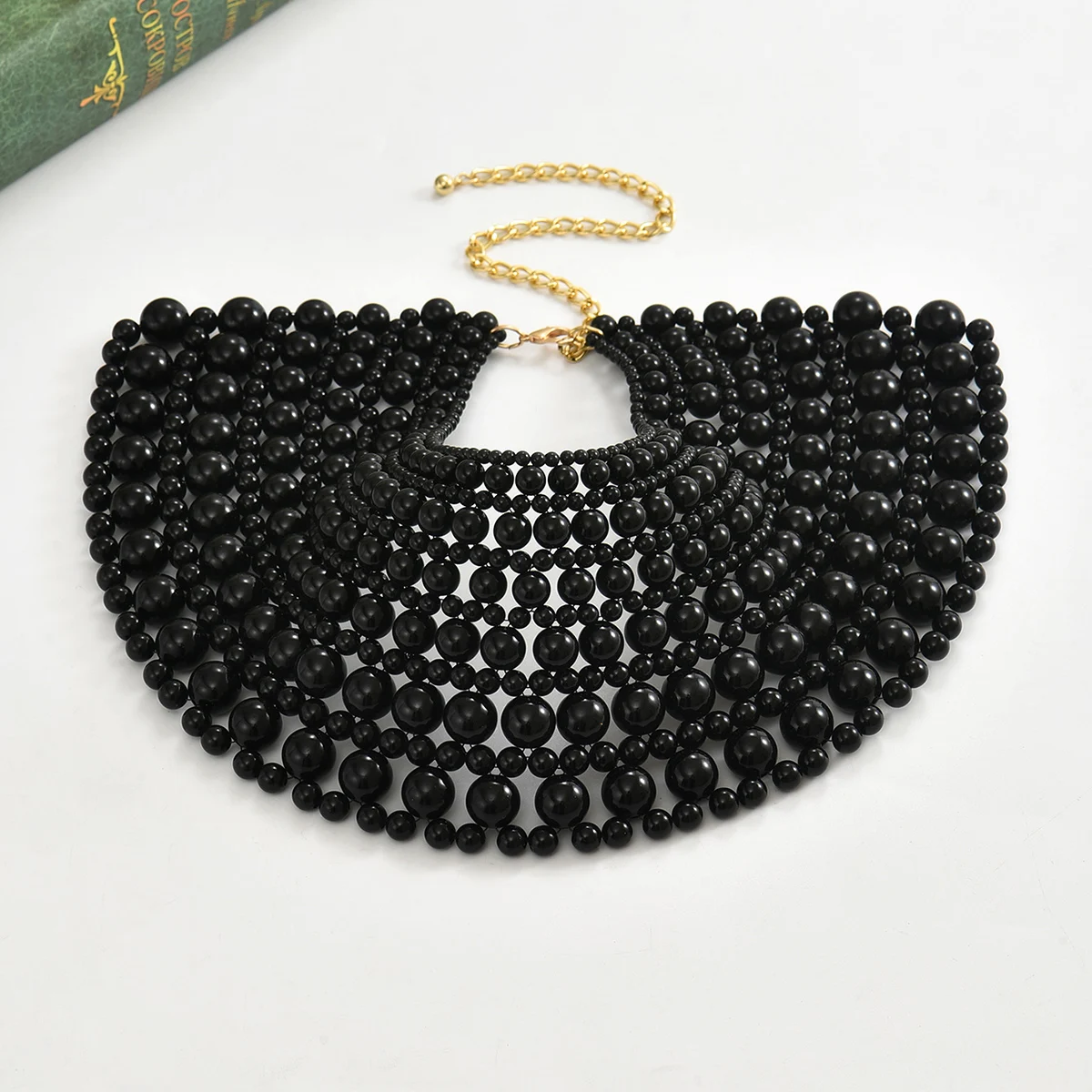 สร้อยคอแฟชั่น ไข่มุก ชุดแต่งงาน สายคล้องไหล่ เครื่องประดับ ลูกปัดทำมือ ดีไซน์แบรนด์