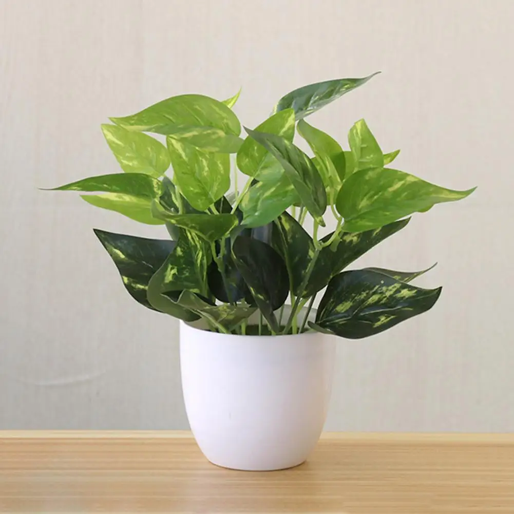 Artificial Foliage Plant Realistic Multipurpose Plastic Fadeless  Simulation Bonsai Home Garden Wedding Decoration