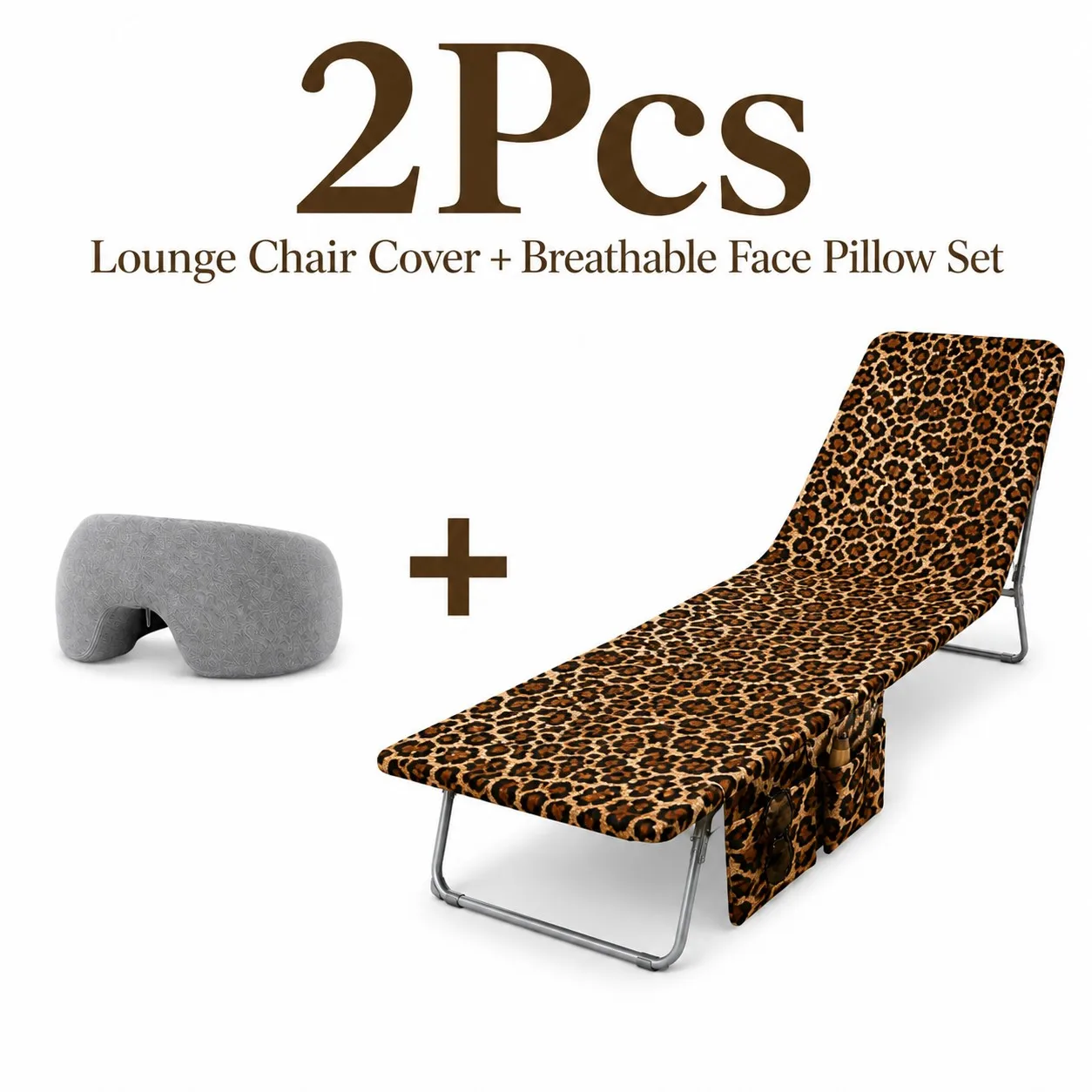 2pcs Salon Pillow + Beach Cover Set