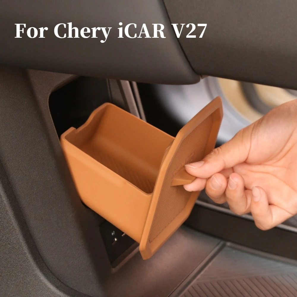 

Для Chery iCAR V27 2026: Силиконовый органайзер для центральной консоли, нижний отсек для хранения, аксессуары для модификации интерьера, обеспечивающие конфиденциальность