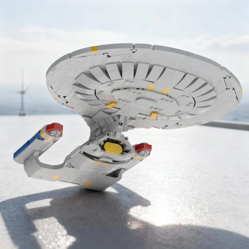 

1872pcs MOC Space Star Trek Galaxy Class USS Enterprise D Model Building Blocks Architecture Christmas Gifts Toy Idea Education