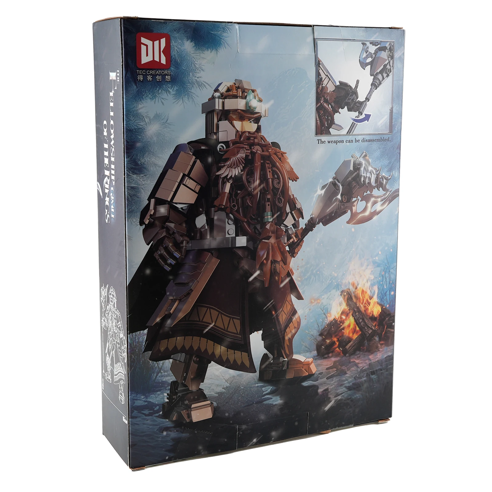 Tribal Dwerg Warrior Kleine Deeltje Bouwstenen Assemblagemodel 1033PCS Bricks Kit voor Kinderen Speelgoed Verjaardagscadeautjes