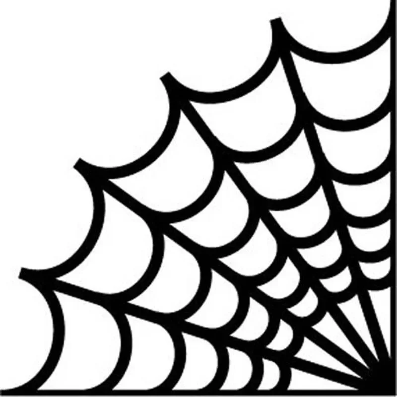 Cartoon Spider Web Vinyl Car Sticker Waterproof Decal For Motorcycle Body SUV Truck Car Window Laptop Auto Decor Accessories