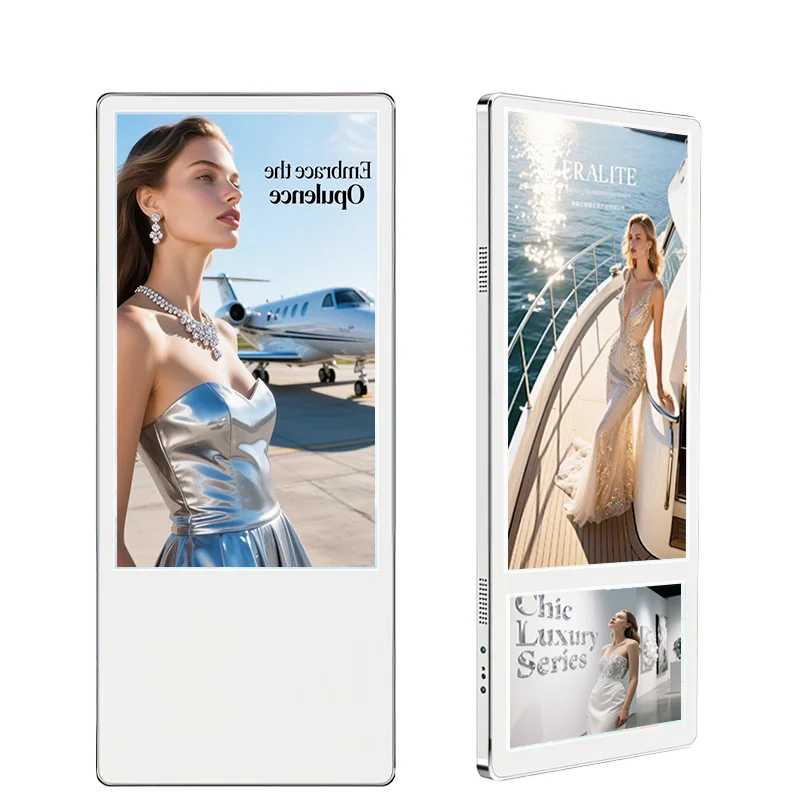 32-inch Ultra HD Interactive Touch Screen Gym Fitness Floor Stand LCD Digital Smart Magic Mirror Display Kiosk