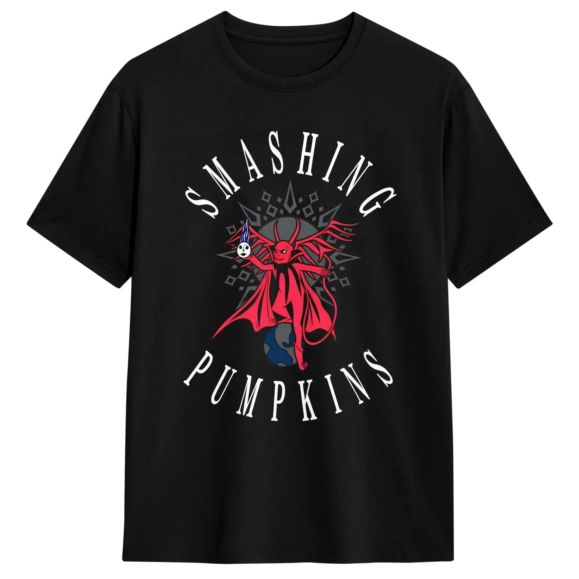 The Smashing Pumpkins T Shirt Summer  Leisure T Shirts Male 100 Cotton O Neck 4XL 5XL 6XL Top Tees Short Sleeve Vintage Tshirt