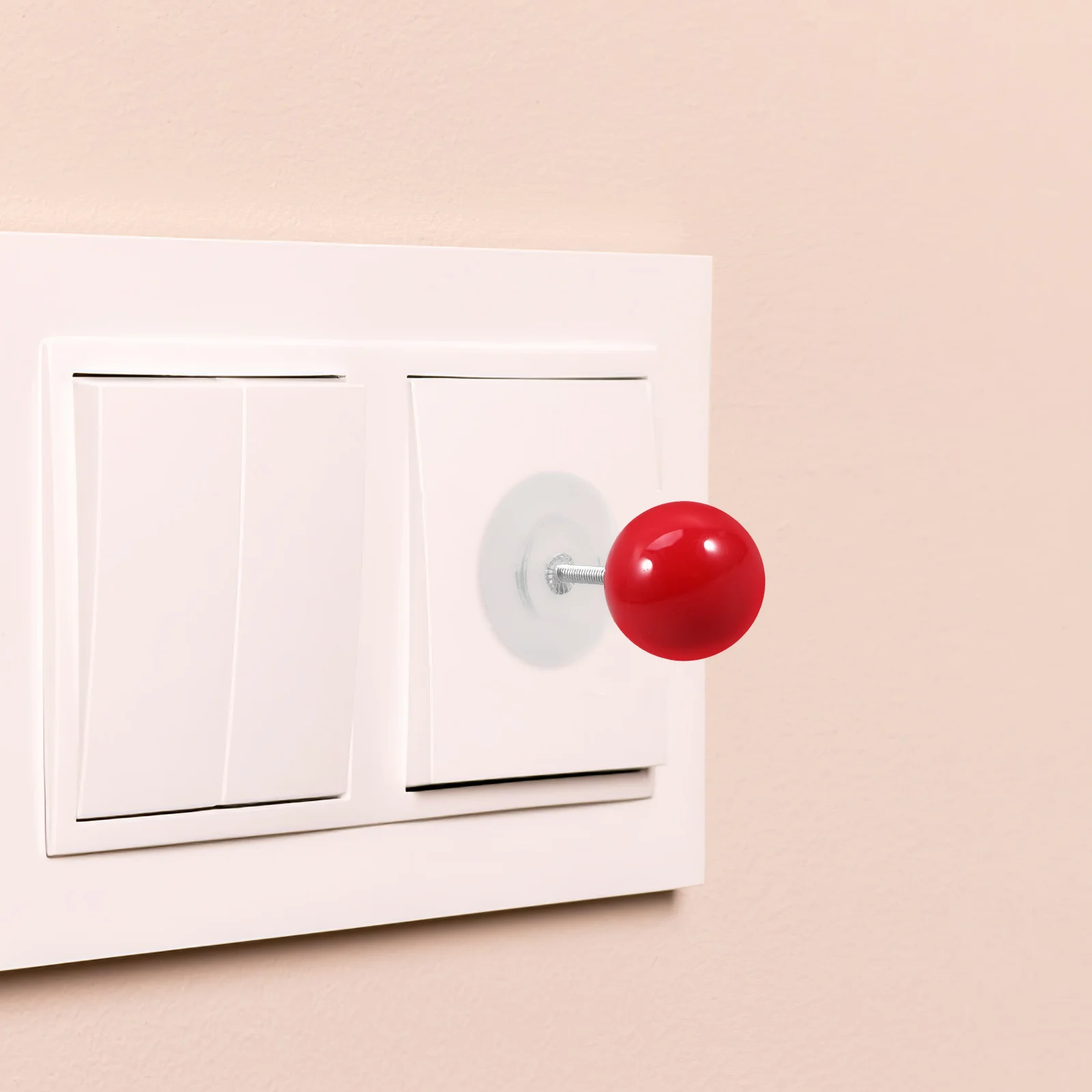 4 Pcs Adhesive Switch Handle Lamp Handles Household Knobs Replacement Light Plug