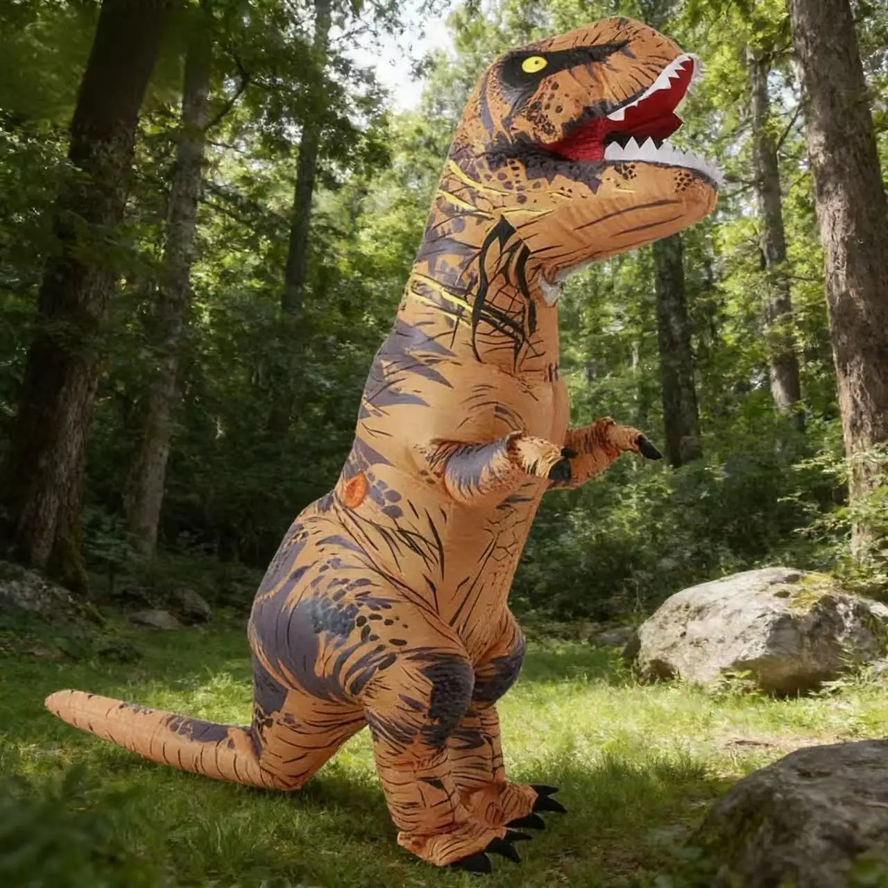 

Muscle Dinosaur Inflatable Tyrannosaurus Rex Costume Adult Abstract Funny Doll