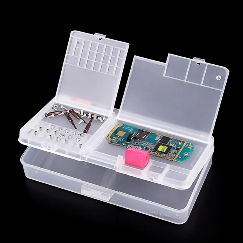 Lightweight Storage Box for LCD Screen Motherboard IC Chips Component Screws Container Cellphone Repair Dropship