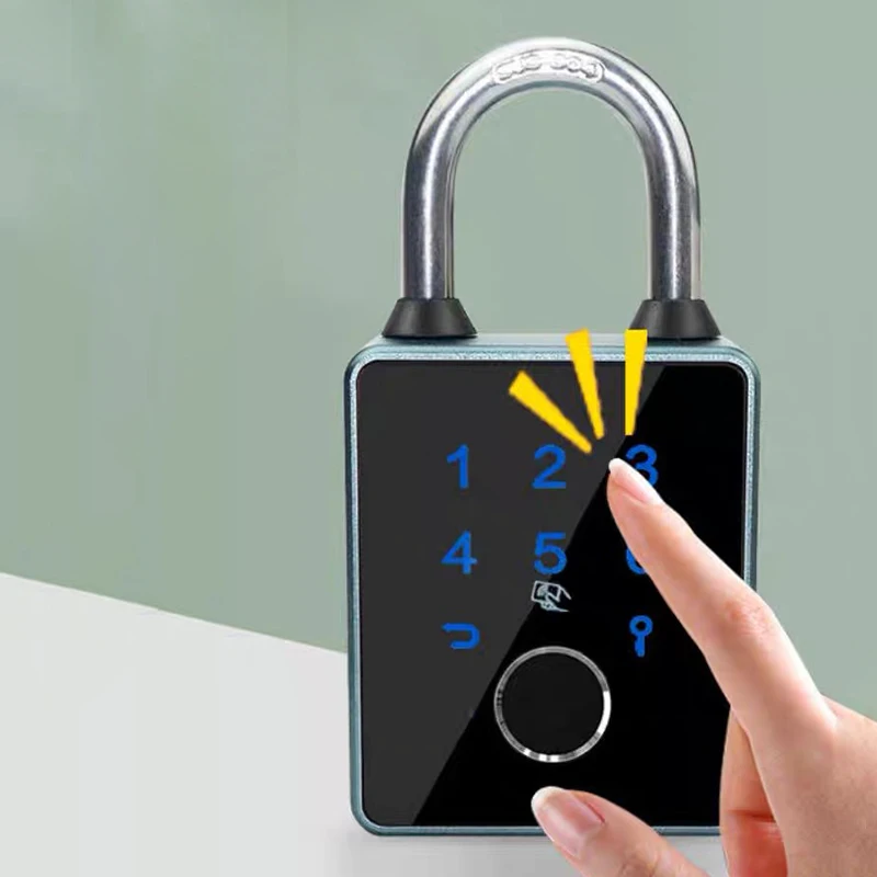 Fingerprint Cabinet Lock Digital House Smart Lock Door Padlock With TTLock APP Smart Door Lock Waterproof