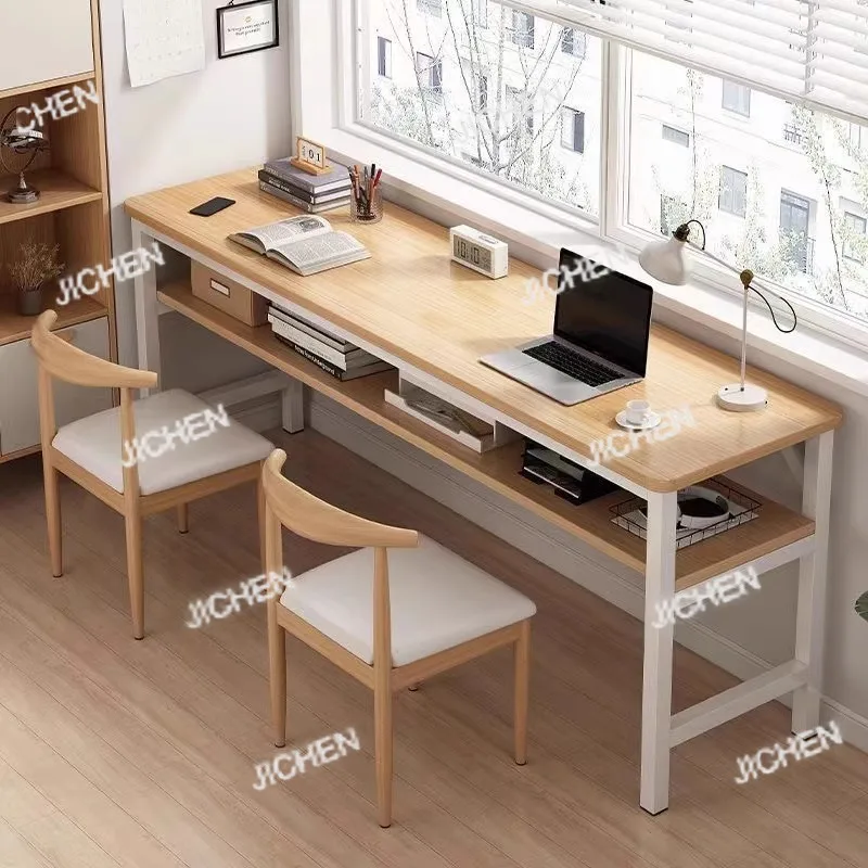 

Компьютерный стол Настольный стол для спальни Двойной стол Студенческий домашний учебный стол Простой стол Прямоугольный верстак
