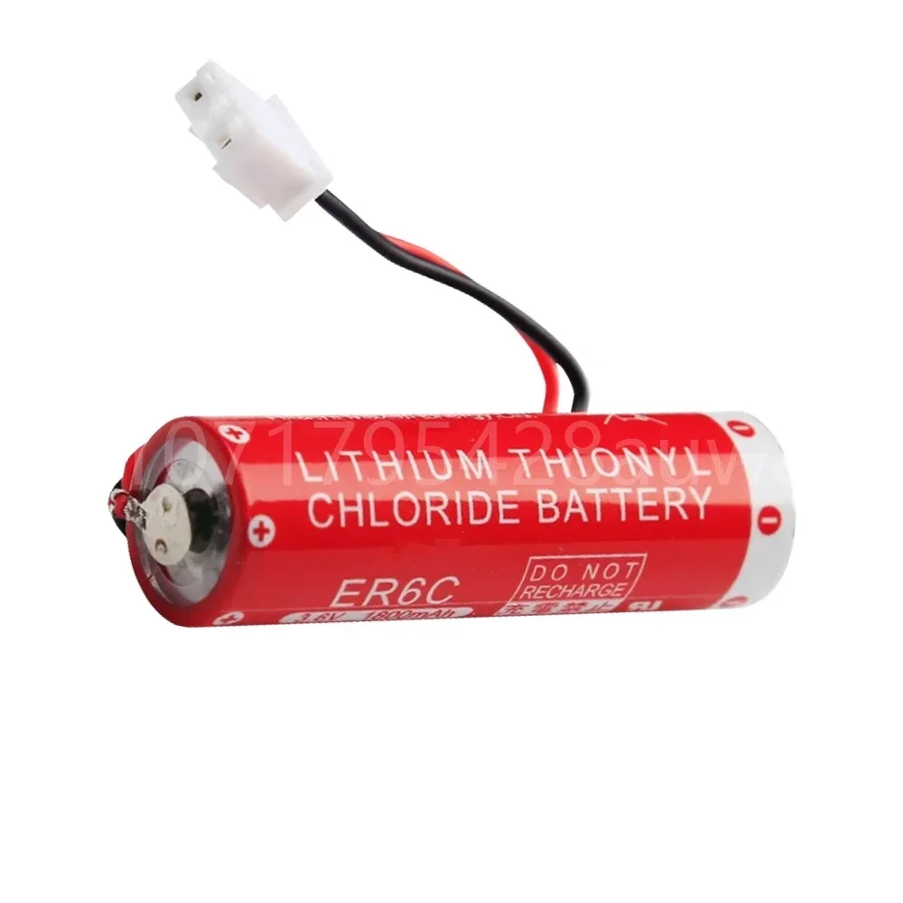 100% 정품 리튬 배터리, 플러그 포함 ER6C AA, F2-40BL FX2N-48MT, 3.6V, 1800mAh, 5 개