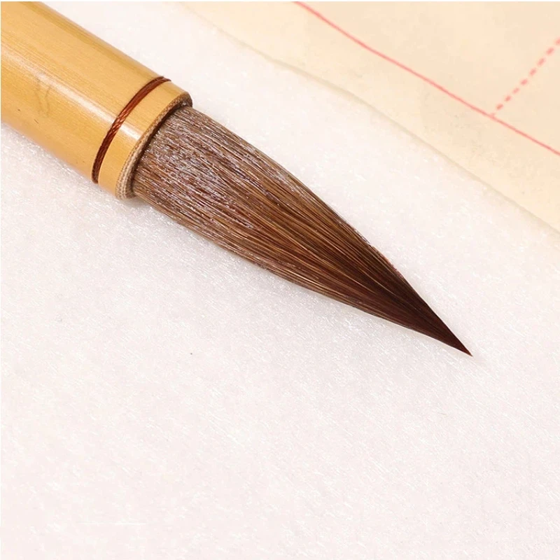 Professional Level Ouyang Xun Regular Script Writing Brush Wang Xizhi Running Script Mixed Hair Calligraphy Brush Pen Beginners