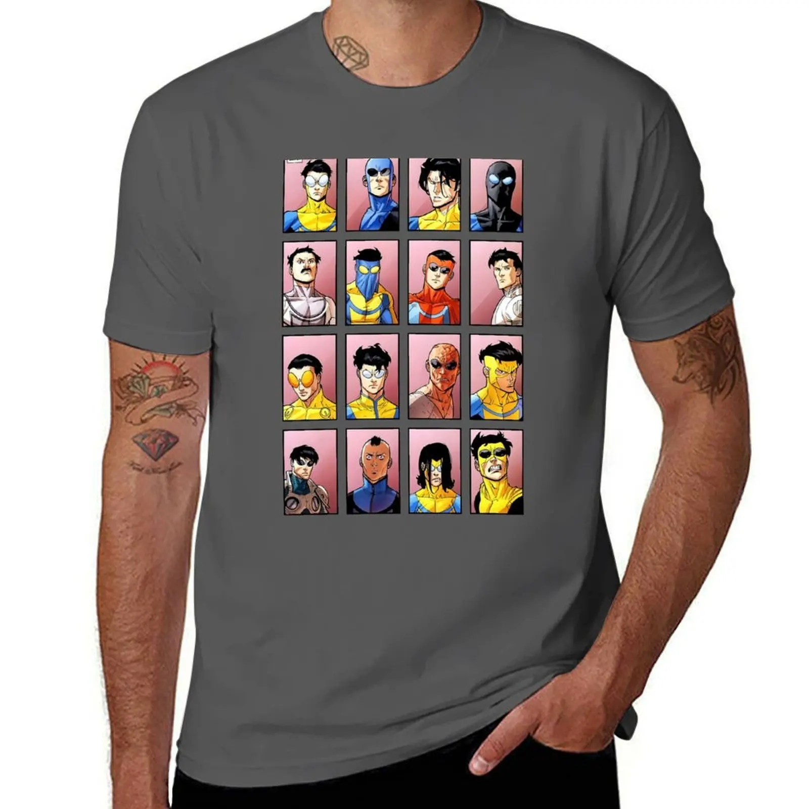 

Invincible Variants T-Shirt Casual Breathable Short Sleeve Top