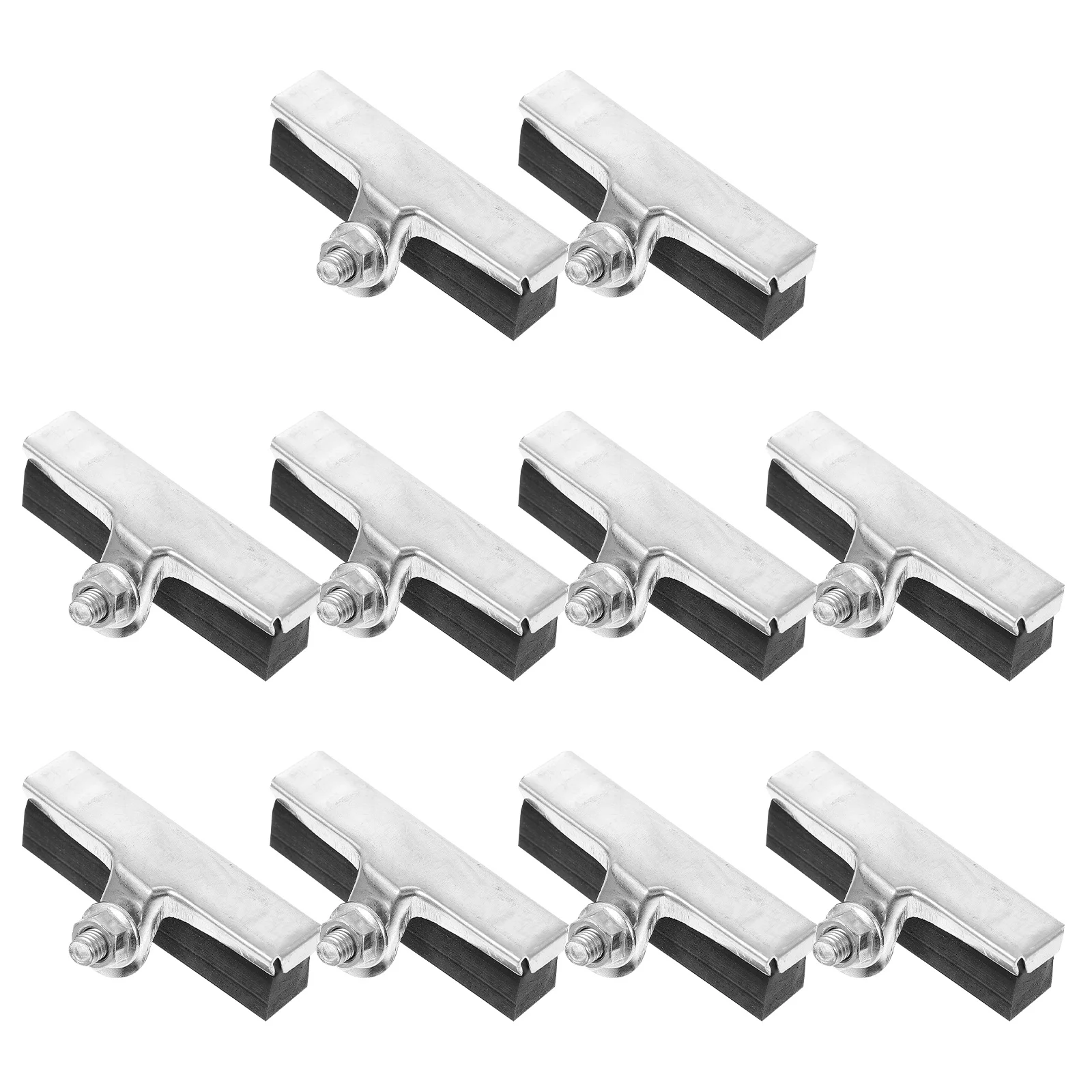 10 Piezas de Pastillas de Freno Resistentes al Desgaste, Compuesto de Metal y Goma, Espaciadores de Freno Silenciosos para Bicicleta, Reducción de Ruido y Protección de Llantas
