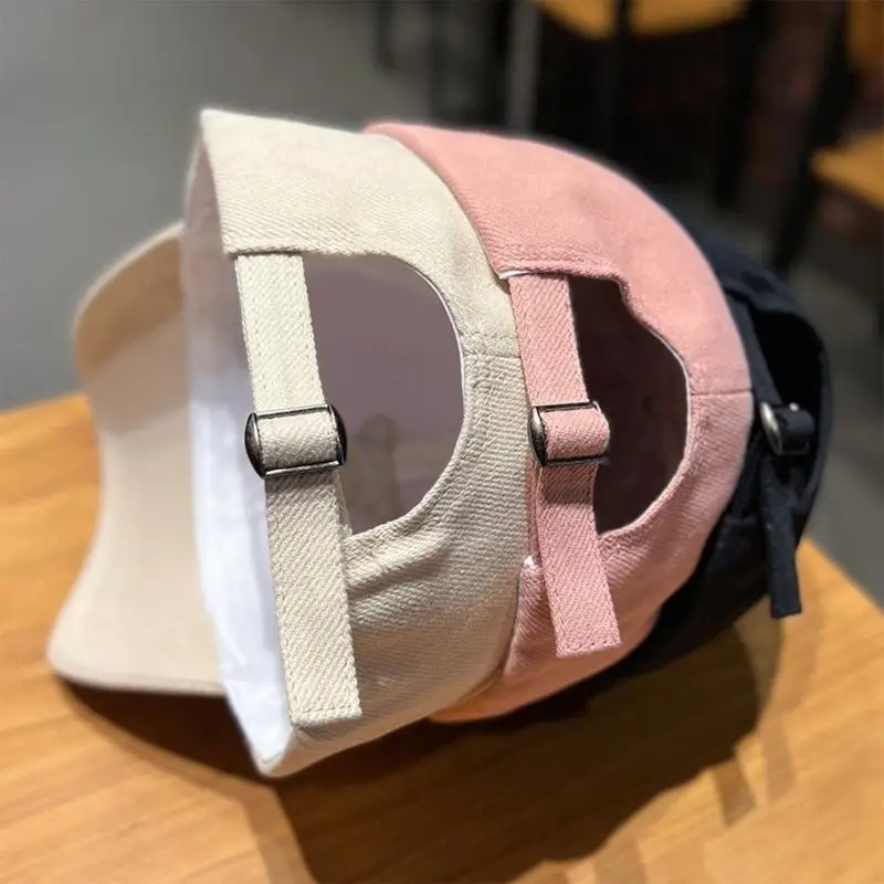 

652F Trendy Peaked Cap Violent Bear Embroidery Baseball Cap Casual Adjustable Duck Tongue Hat for Outdoors Activities