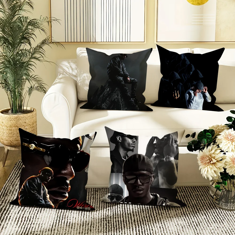 W-Werenoi Pyramide Singer Pillow Case Cover Square Sofa with for pattern comfortable cushionsuitable of room