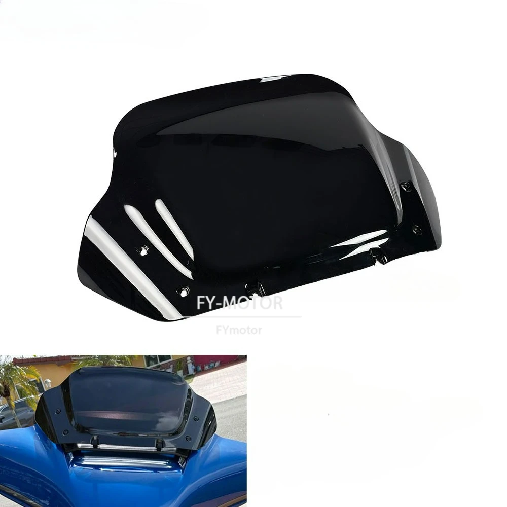 

Motorcycle Upper Fairing 14" Windscreen Deflector Fit For Harley Touring Street Glide FLHX 24-UP FLHXSE 23-Up FLHXU 25-Up