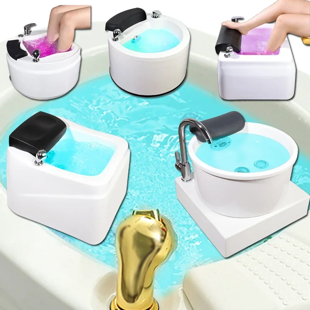 

salon nail shop Magnetic Jet Massage Foot Bath Basin pedicure bowl , pedicure sink, foot spa spa pedicure chair basin