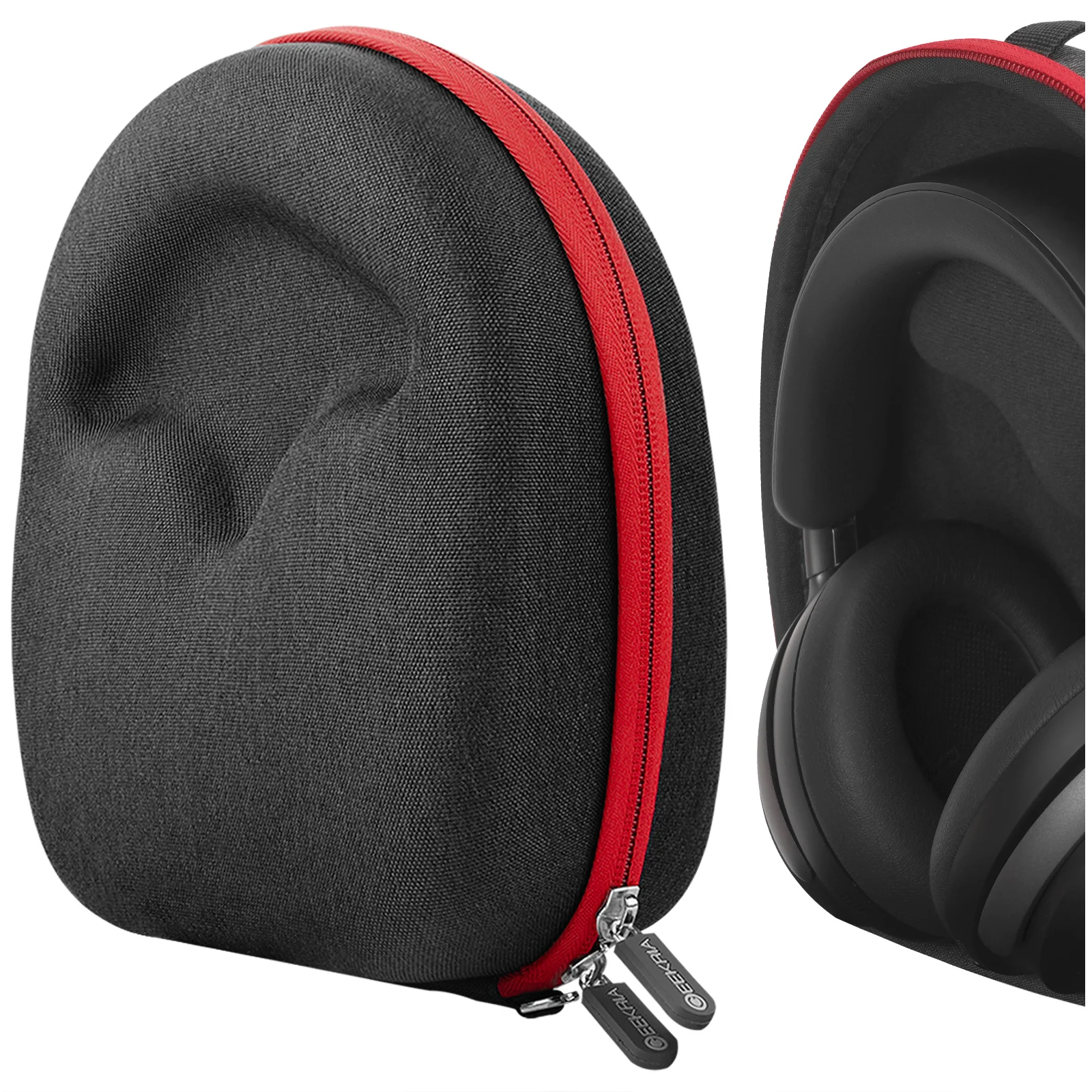 

Geekria Shield Headphones Case for Over-Ear Headphones, Replacement Hard Shell Travel Carrying Bag with Cable Storage