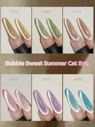 Imagen 2 del producto XEIJAYI, 6 uds., 15ml, juego de esmalte de uñas en Gel de ojo de gato, arte de uñas semipermanente, remojo UV LED, salón de uñas DIY, Gel de salón de uñas