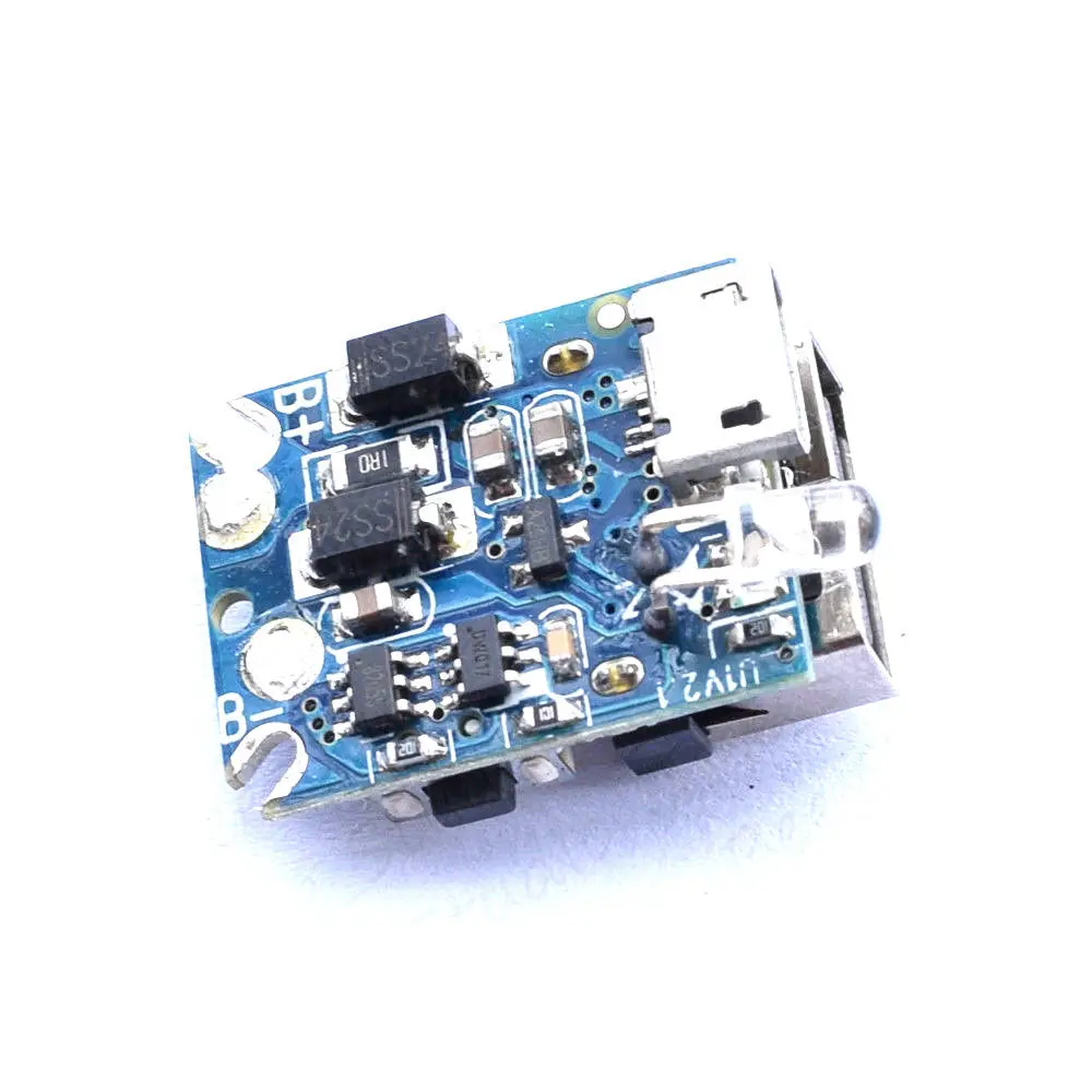 2in1 charge discharge module 1A 18650 Li-ion LiFePO4 lithium battery charging Power Mobile Bank DC Boost 3V 3.3V 3.7V TO 5V USB