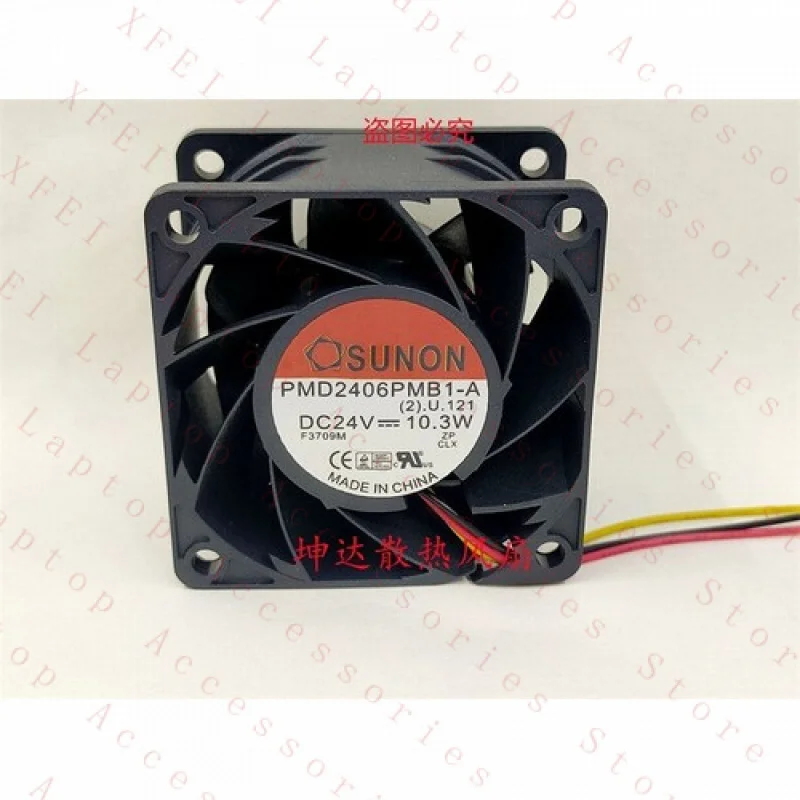 

Вентилятор охлаждения SUNON PMD2406PMB1-A DC24V 10.3W 6038 6см 3-проводной, 1 шт.