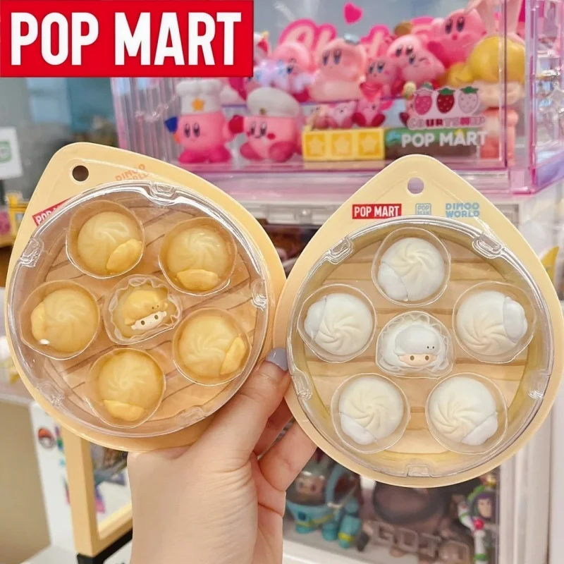 

POP MART DIMOO Shanghai Limitation WORLD POPBEAN Xiaolongbao Serie Blind Box Cartoon Anime Figure Doll Decoration Model Toy Gift