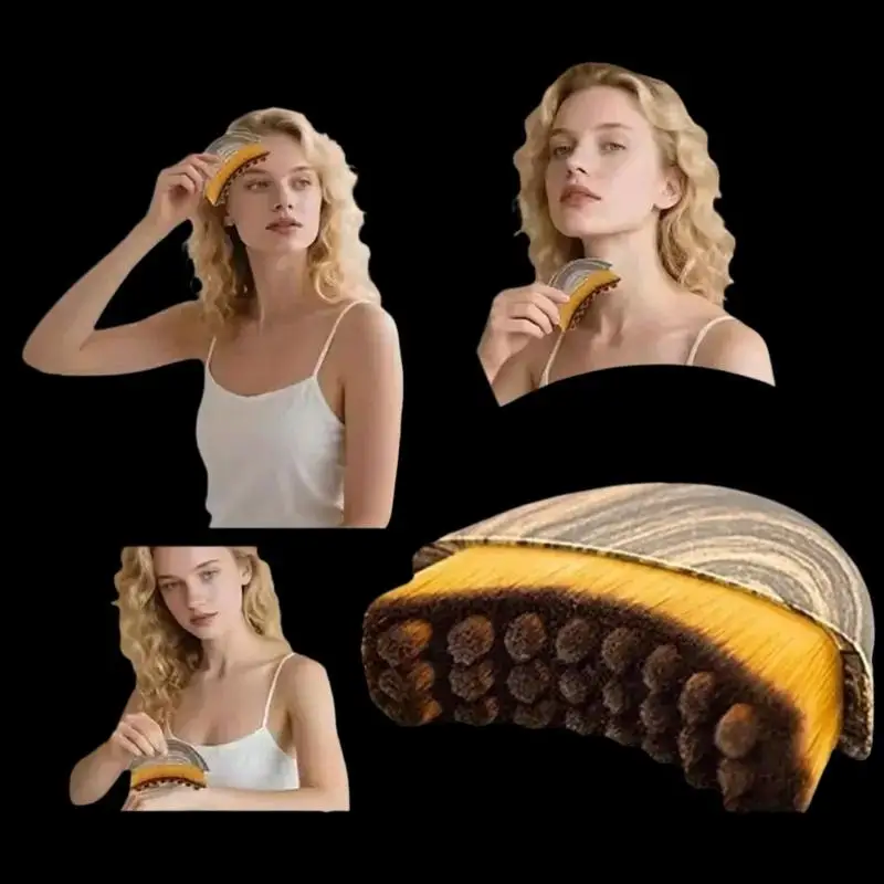 فرشاة تدليك الوجه والجسم للتصريف اللمفاوي فائقة الرقة ذات لسان عريض للتنظيف الجاف للوجه