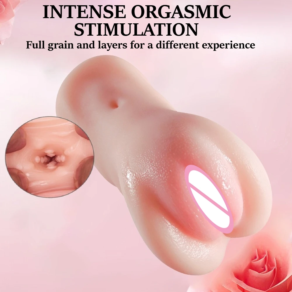 Portable Masturbation Cup 3D Artificial Vagina Pussy Male Masturbator Silicone Pocket Pussy Male Stroker Adult Sex Toys for Men view 4