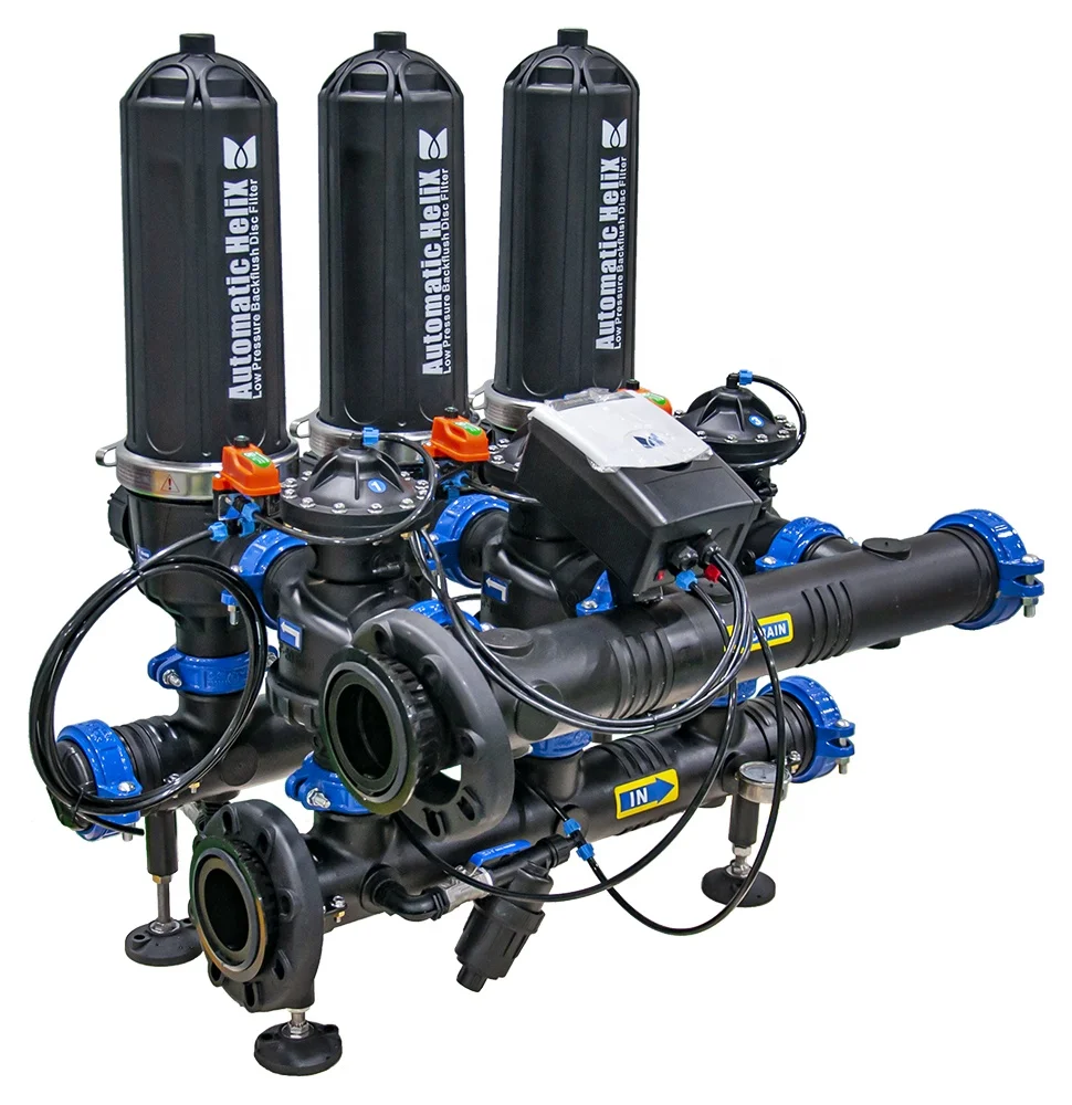 Automatic Self-Clean Water Filtration System for Agriculture Irrigation Plastic Filter with IoT & Engine Core Components