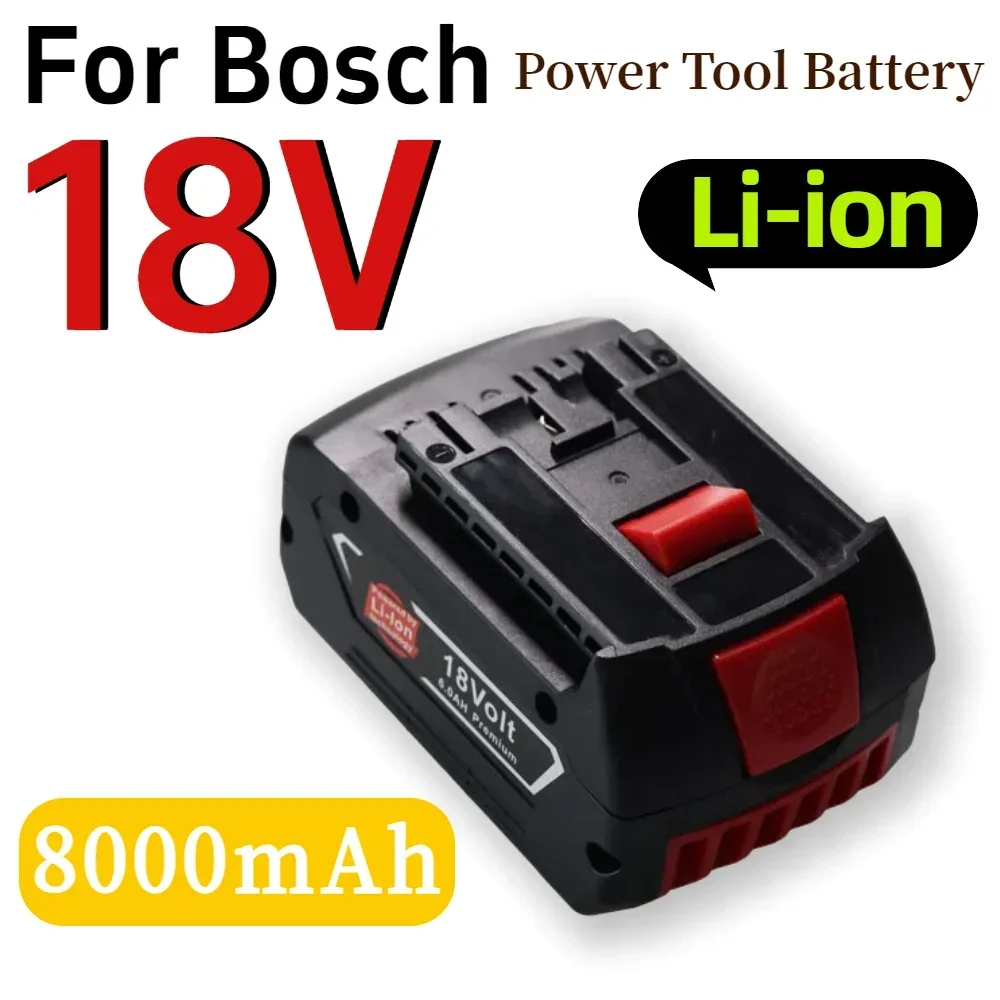 

For Bosch 18V Li-Ion Rechargeable Battery 8000mAh Power Tool Backup Portable Replacement Battery