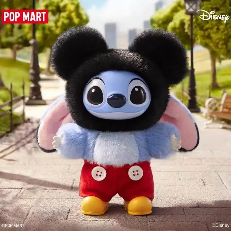 

New Original POPMART Stitch Time Travel Series Mystery Box Vinyl Plush Pendant Blind Box Collectibles Toys Kids Birthday Gifts